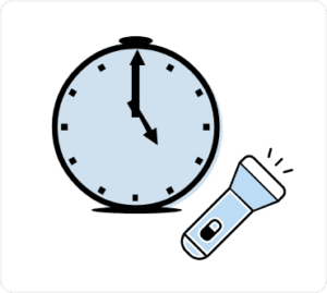 帰宅時は慌てず、時間差退場に協力を。